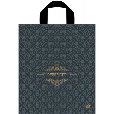 Пакет Полиэтиленовый Перфекто Грей 31х35 (95)  ручка петля .