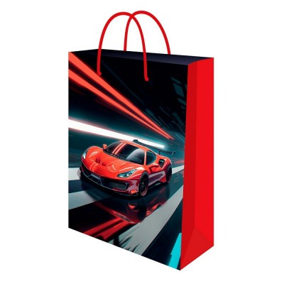 Пакет Бумажный  Спорт-авто 14x20x6,5см (МS)