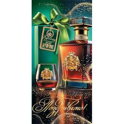 Конверт для денег Поздравляю! 85х165 мм