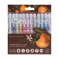 Ручка акриловая набор 12 цветов 