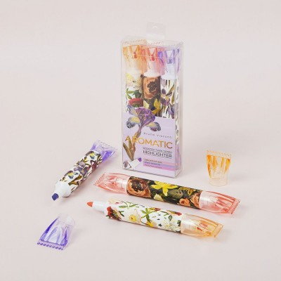 Маркер текстовыделитель набор 3 цвета ароматизир. 