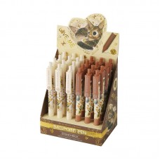 Ручка шариковая синяя автоматическая с грипом 