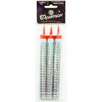 Свеча Фонтан 15см 60сек 3шт