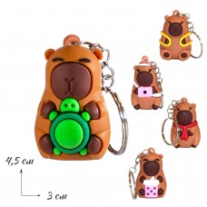 Брелок сувенир  Капибара , пвх Альянс