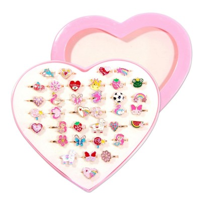 Кольцо детское  сувенирное, люкс метал,л Ассорти Альянс