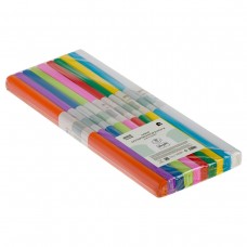 Бумага для творчества крепированная  Набор 10шт. 50*250см, 32г/м2, ассорти, в рулонах 