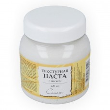 Для творчества Паста  текстурная,белая, с песком для декор.-прикладного творчества, 220мл.Сонет Невская палитра