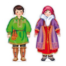 Плакат Народы России. Ханты и манси, 2 шт 240х500 мм