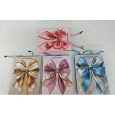 Пакет Бумажный плотный с фольгой Бант  260х320х100 мм