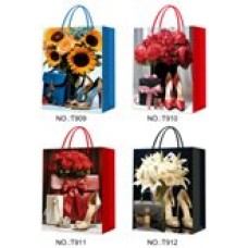 Пакет Бумажный Цветы32х44х11 см