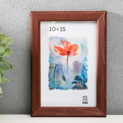 Фоторамка деревянная 10*15см Marshall, тёмная ZEBRA