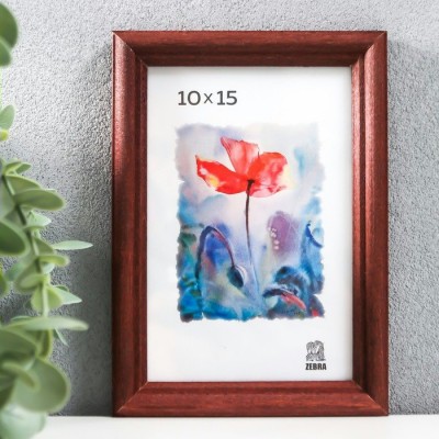 Фоторамка деревянная 10*15см дерево ZEBRA