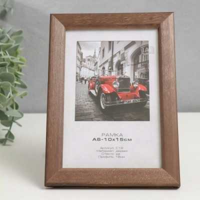 Фоторамка деревянная 10*15см 