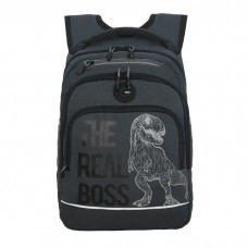 Рюкзак школьный  серый,с карманом для ноутбука 13