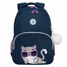 Рюкзак школьный   синий,с карманом для ноутбука 13