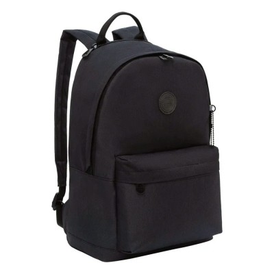 Рюкзак школьный  черный,на рост от 140 см.1 отд. Grizzly