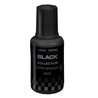 Штрих с кисточкой 20мл. TOTAL BLACK ,спиртовая основа deVente