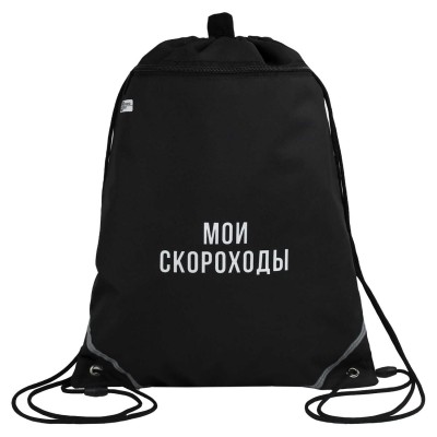 Мешок для обуви  ФРАЗЫ С ХАРАКТЕРОМ ,36x48 см, полиэстер, 1 отделение Феникс