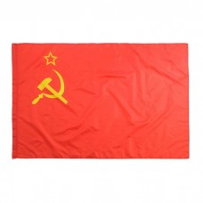 Флаг 90х150 см, СССР  полиэфирный шёлк