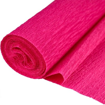 Бумага для творчества гофрированная  80г/м2, 50*200см. пурпурная Darvish