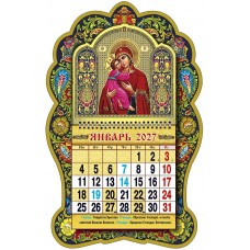 Календарь Православный вырубной одноблочный с тиснением 2027г 230х330 мм