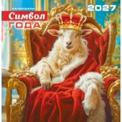 Календарь  На скрепке Символ года (коллаж). Царского богатства 2027 г 230х235 мм