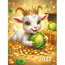 Календарь Магнитый отрывной символ года 2027 г 100х135 мм