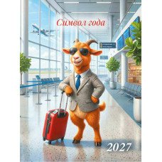 Календарь Магнитный отрывной символ года 2027 г 100х135 мм