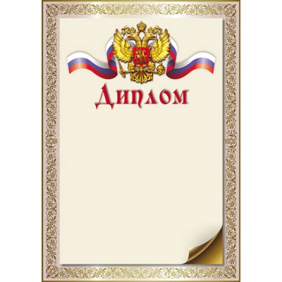 Диплом РФ (для принтера) 210х280 мм