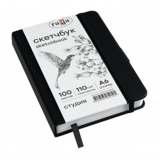 Скетчбук А6+ сшивка 100л., 