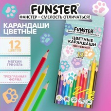 Карандаши 12цв. пластик кросс-серия
