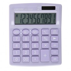 Калькулятор 10 разрядный  настольный, 2-е пит. 105x127x21мм DD-3310P, сиреневый deVente