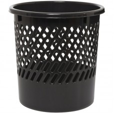 Корзина для бумаг  11л, сетчатая, черный OfficeClean