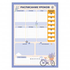 Расписание уроков А3  с маркером, 