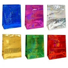 Пакет Бумажный голография 14x20x7см