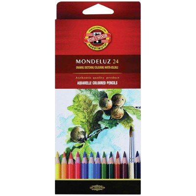Карандаши 24цв. акварельные Mondeluz Koh-I-Noor