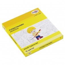 Пластилин 12цв.  