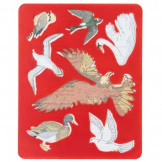 Для творчества Трафарет пластиковый Птицы Луч