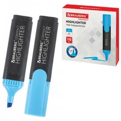 Маркер текстовыделитель голубой 