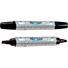 Маркер перманентный черный  2-сторонний Centrum