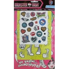 Набор для творчества  Monster High. наклейки+раскраска Росмэн