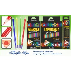 Карандаши 12цв.  6шт. двустор.  
