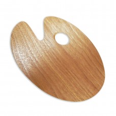 Палитра деревянная овальная 20*30, овальная, Малевичъ