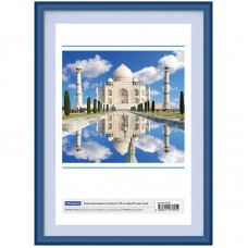 Фоторамка пластиковая 21*30см  №1, синий OfficeSpace