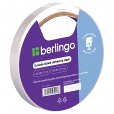 Скотч двусторонний полипропилен 12мм*10м, Berlingo
