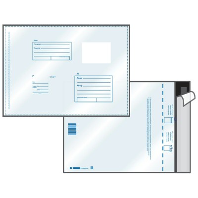 Конверт белый   Пакет почтовый C4, UltraPac, 229*324мм, полиэтилен,трёхслойный, отр. лента, 70мкм КУРТ