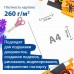 Картон белый 100л. А4 210*297мм., плотность 290г/м2,(исп.для подшивки документов) Brauberg