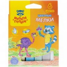 Мел цветной 6цв 