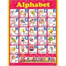 Плакат  Alphabet английский алфавит 450х590 мм