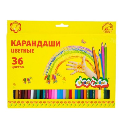 Карандаши 36цв.    3+ Каляка-Маляка